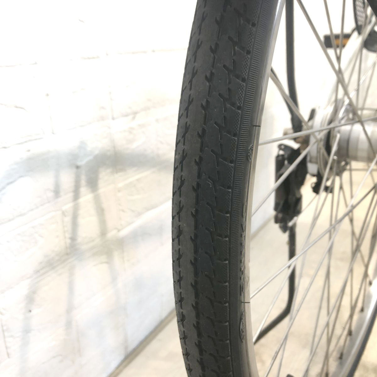 中古電動自転車 パナソニック ビビSXシティ ホワイト 26インチ YH046