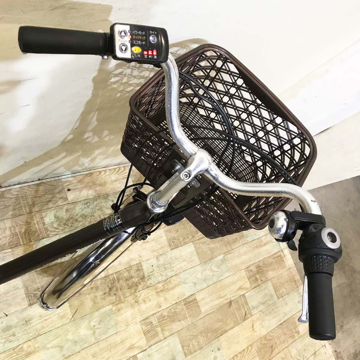 中古電動自転車 パナソニック ビビ SS ブラウン 26インチ KB013
