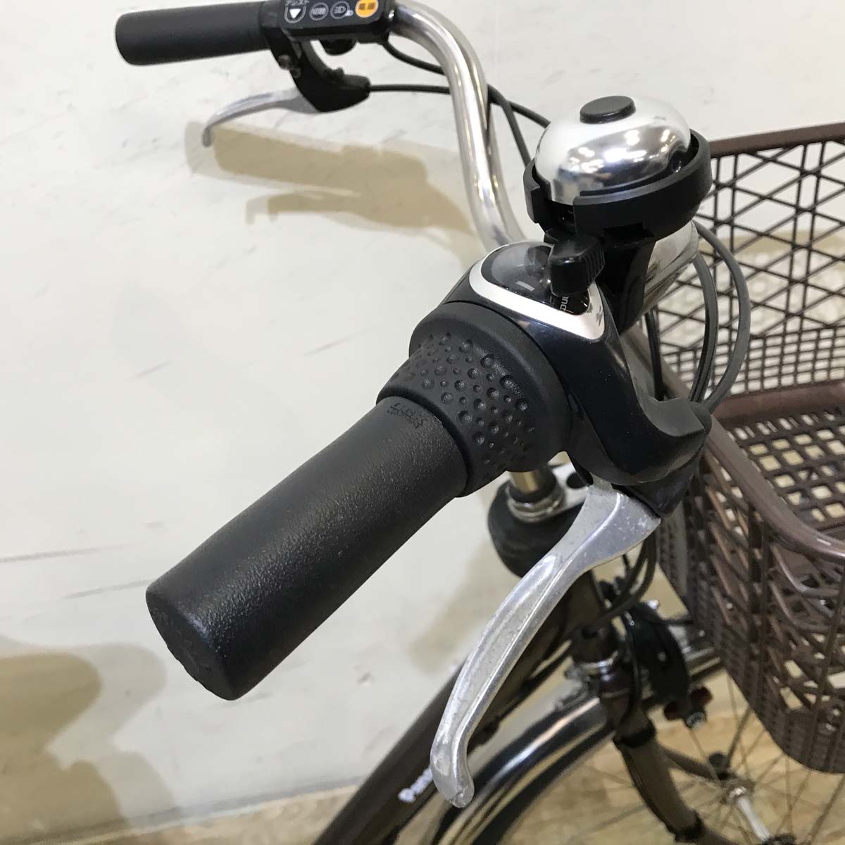 中古電動自転車 パナソニック ビビDX ブラウン 26インチ KG025