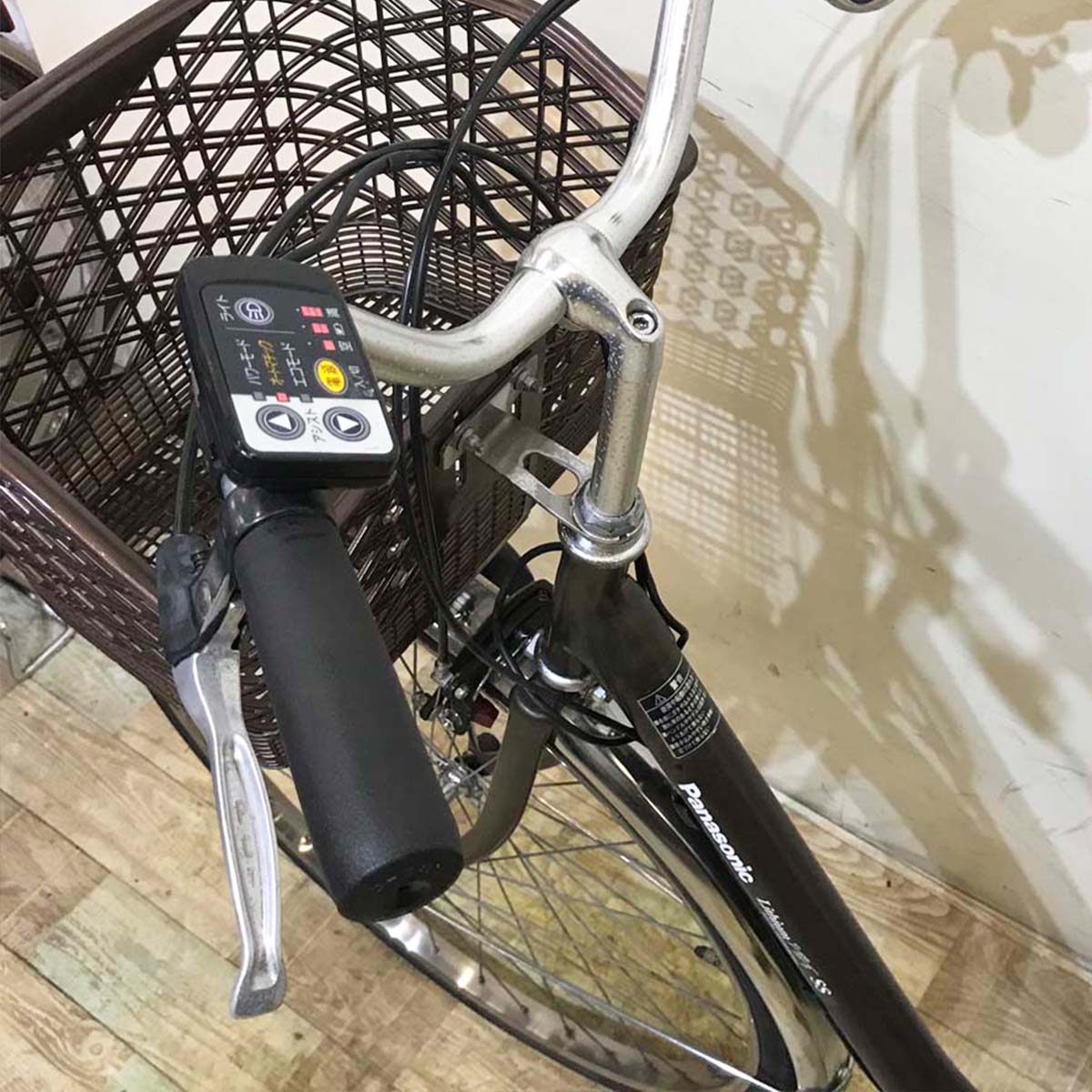中古電動自転車 パナソニック ビビ SS ブラウン 26インチ KB013