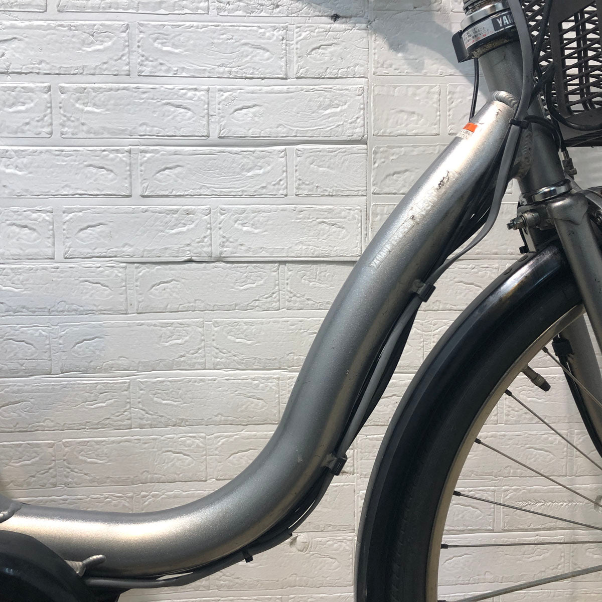 中古電動自転車 ヤマハ PAS ナチュラ L シルバー 26インチ YC030