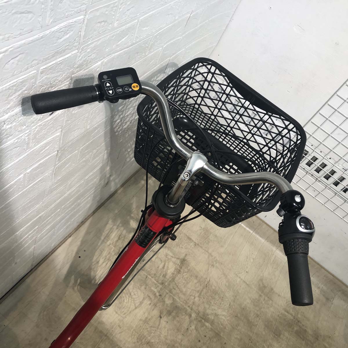 中古電動自転車 パナソニック ビビ DX レッド 26インチ YC031 