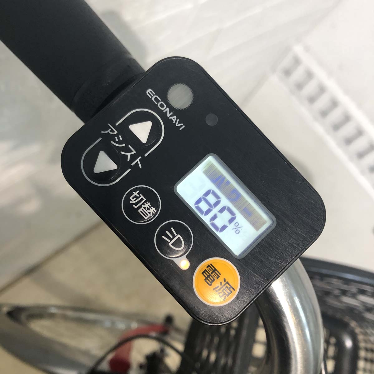 中古電動自転車 パナソニック ビビ DX レッド 26インチ YC031 