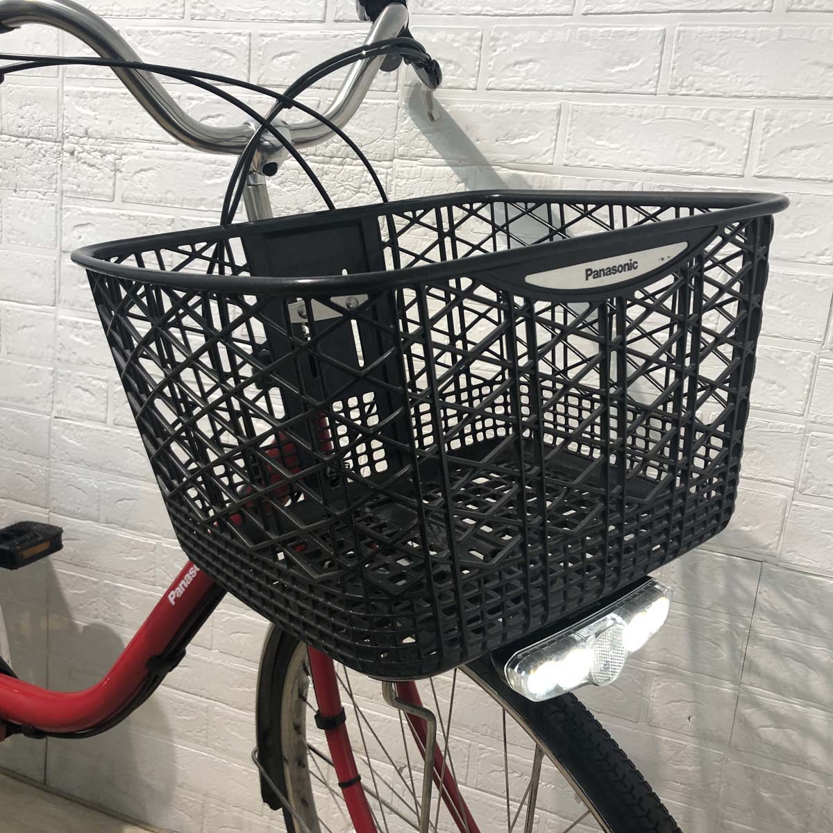 中古電動自転車 パナソニック ビビ DX レッド 26インチ YC031 – e-CHARIty