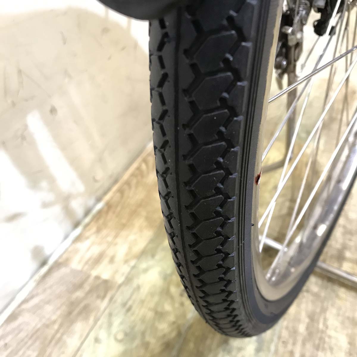 中古電動自転車 パナソニック ビビスタイル ブルー 26インチ KG027