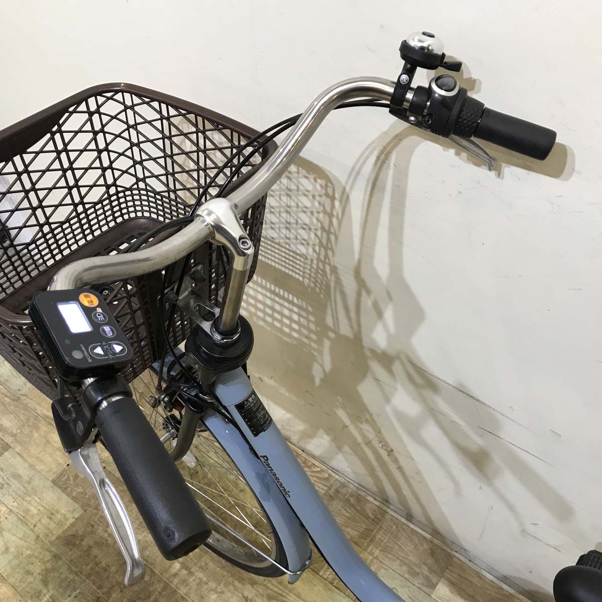 中古電動自転車 パナソニック ビビスタイル ブルー 26インチ KG027