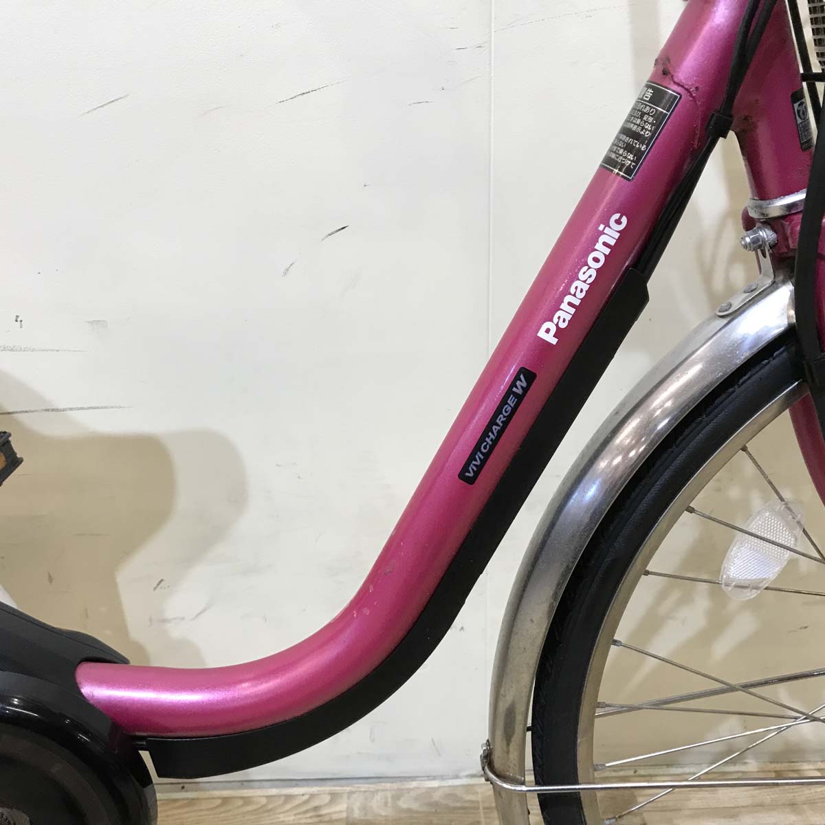 パナソニック ビビ チャージ W ピンク 26インチ KW088【中古車】