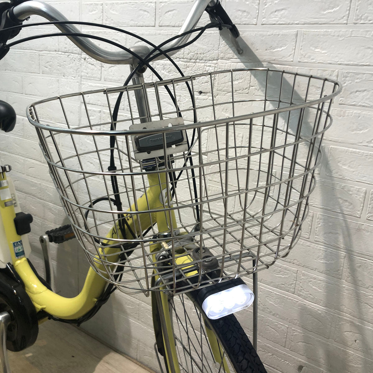 中古電動自転車 ブリヂストン アシスタ ベーシック イエロー 26インチ 