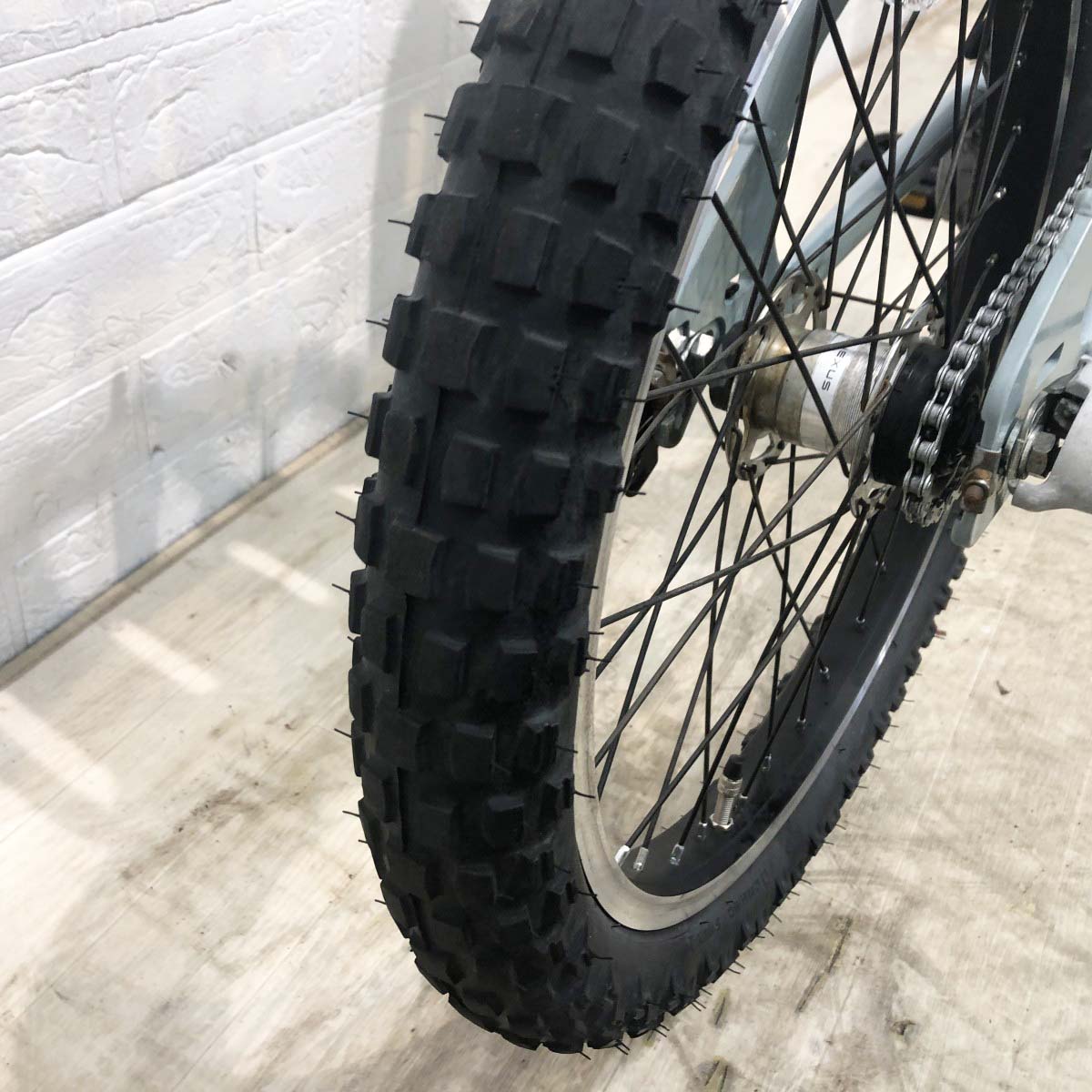 中古電動自転車 パナソニック EZ グレー 20インチ YH049