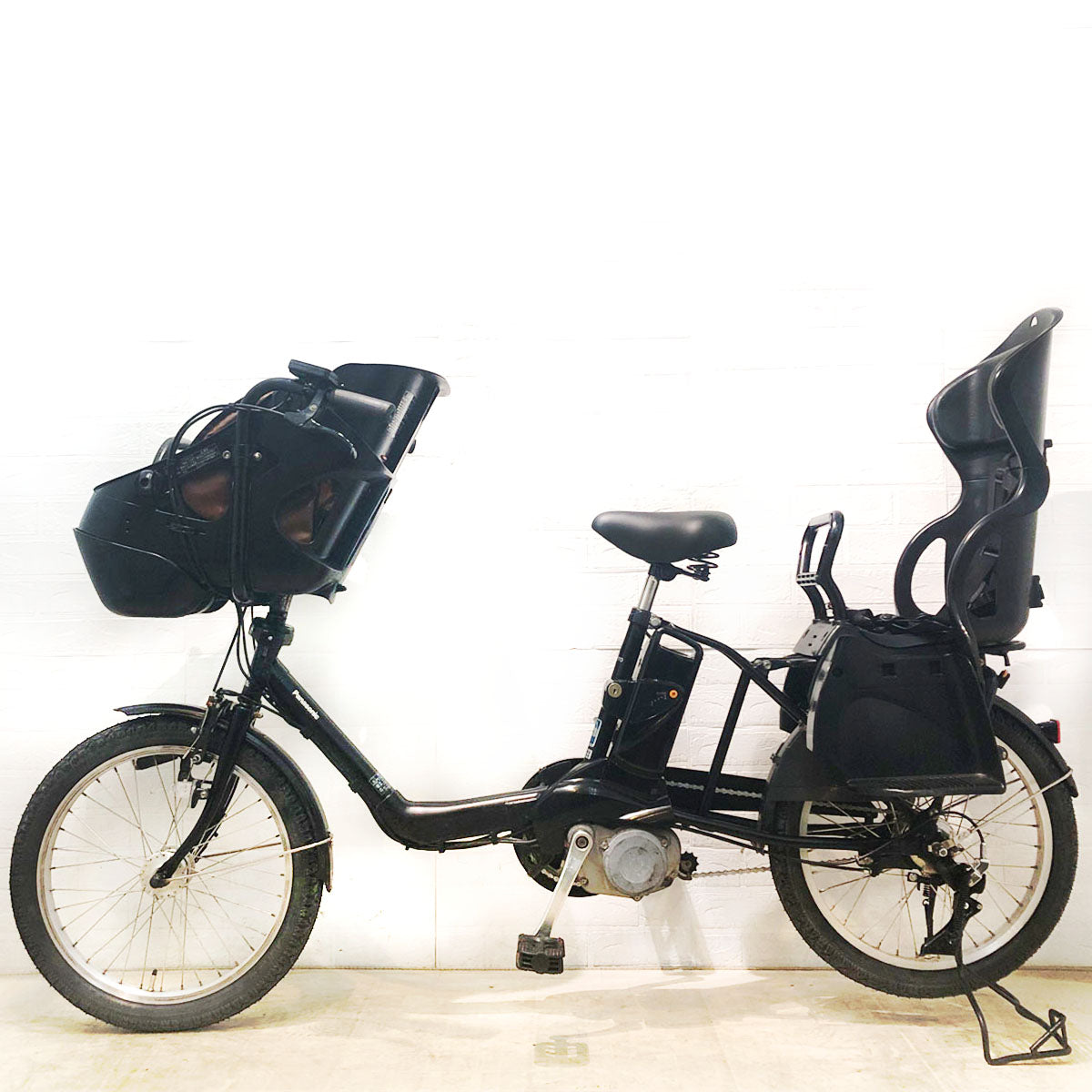 中古電動自転車 新品バッテリー パナソニック ギュット ミニ DX ブラック 20インチ YC033