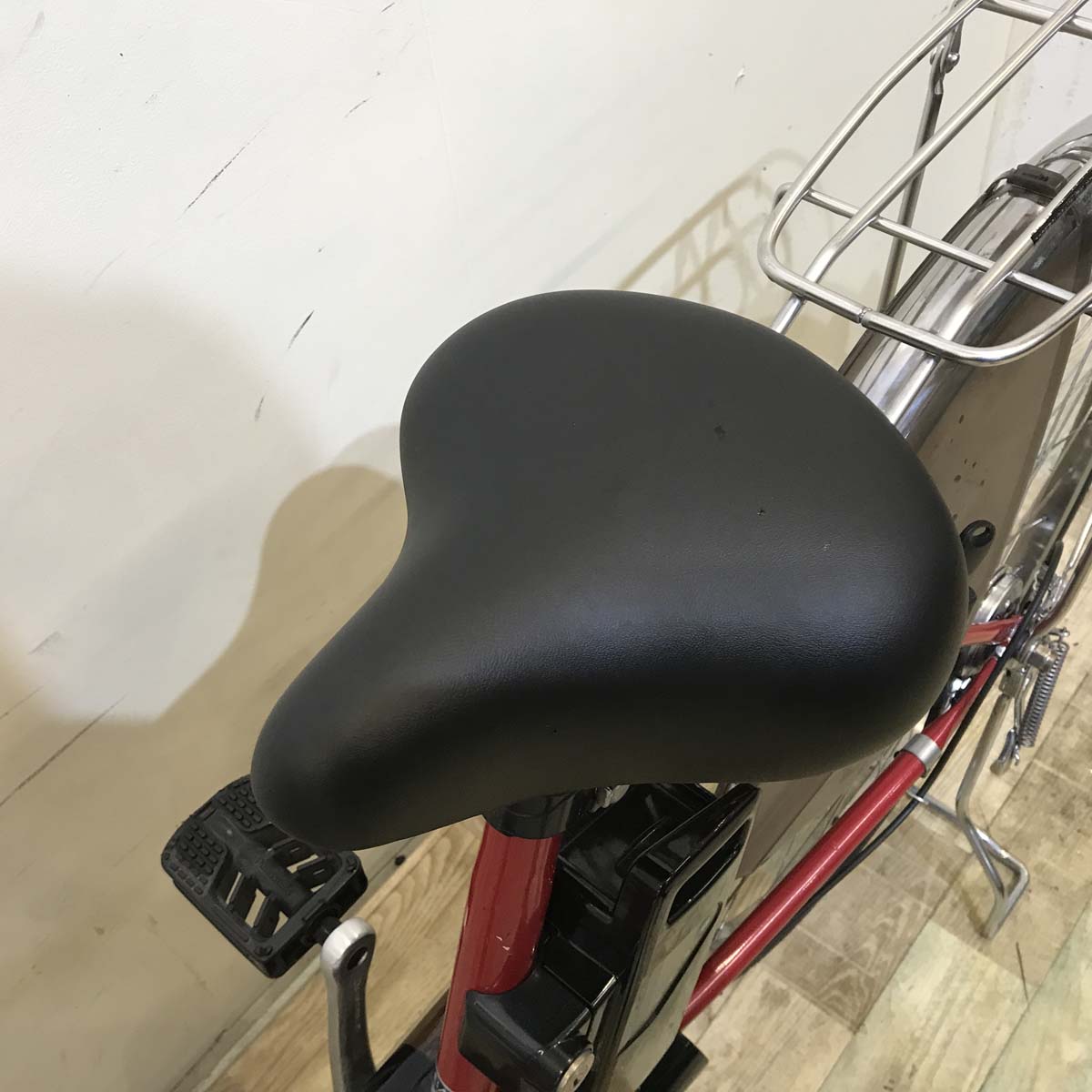 中古電動自転車  パナソニック ビビ DX レッド 26インチ KB016