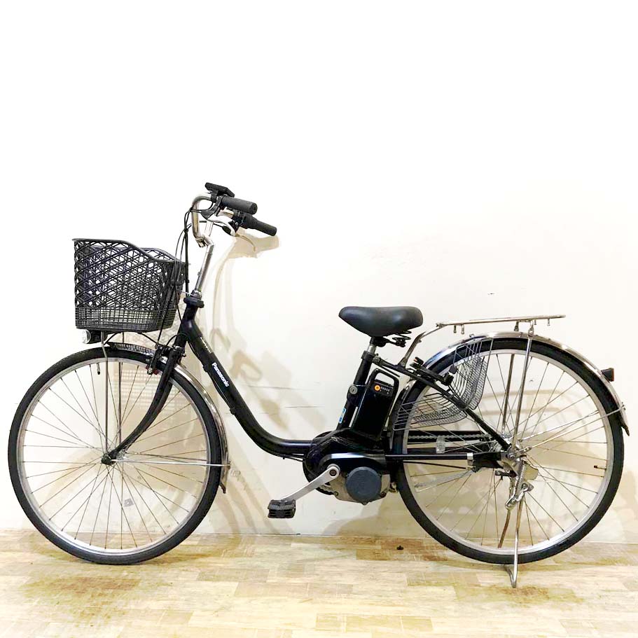 中古電動自転車 パナソニック ビビSX ブラック 26インチ KG028