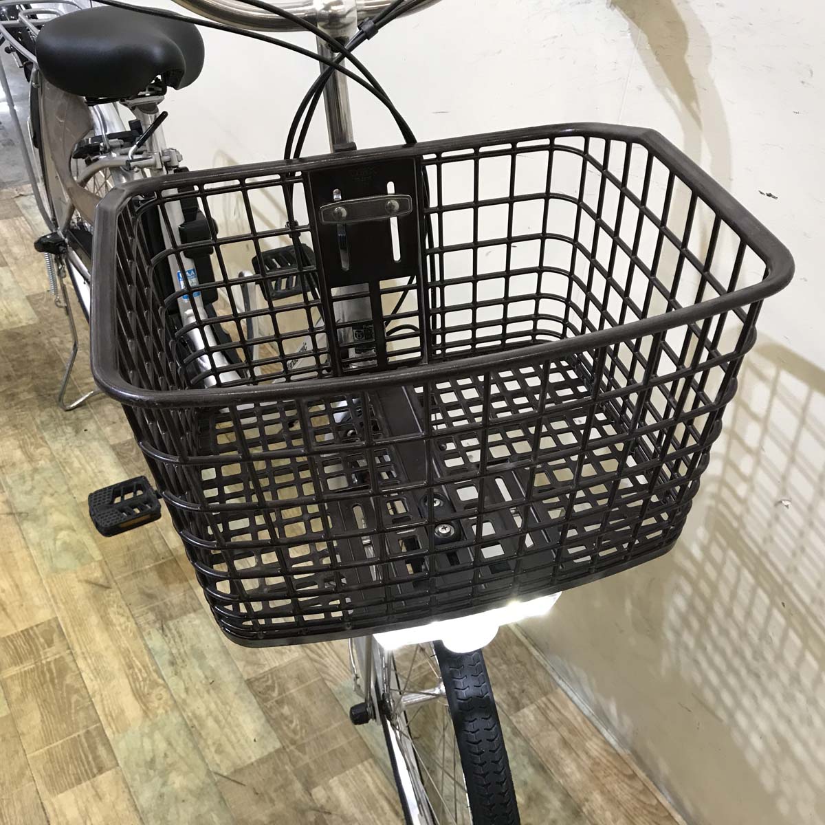 中古電動自転車 パナソニック ビビL シルバー 24インチ KG029