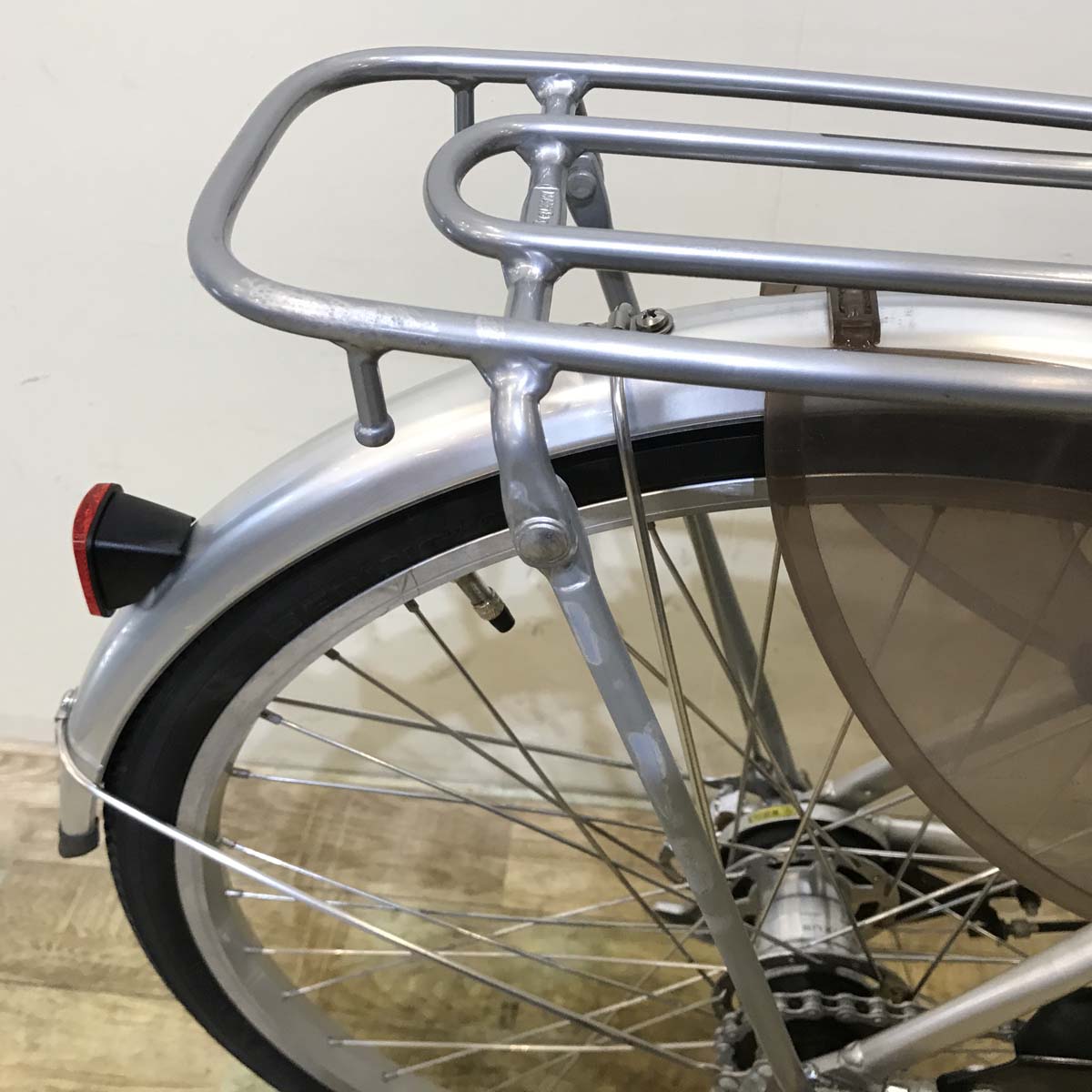 中古電動自転車 パナソニック ビビL シルバー 24インチ KG029