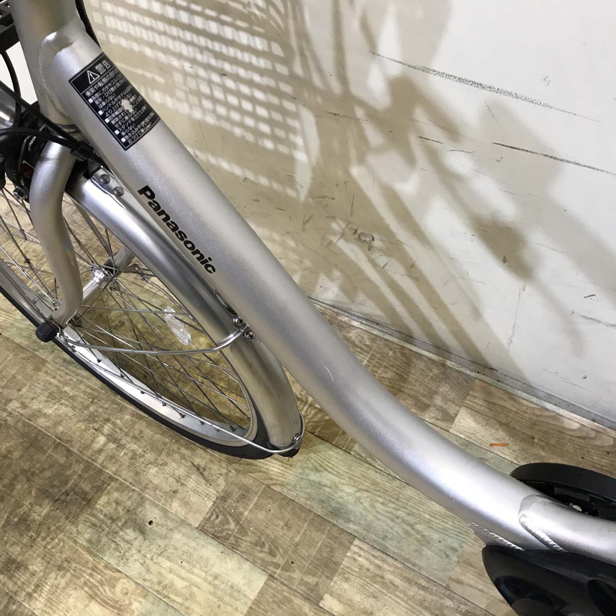 中古電動自転車 パナソニック ビビL シルバー 24インチ KG029