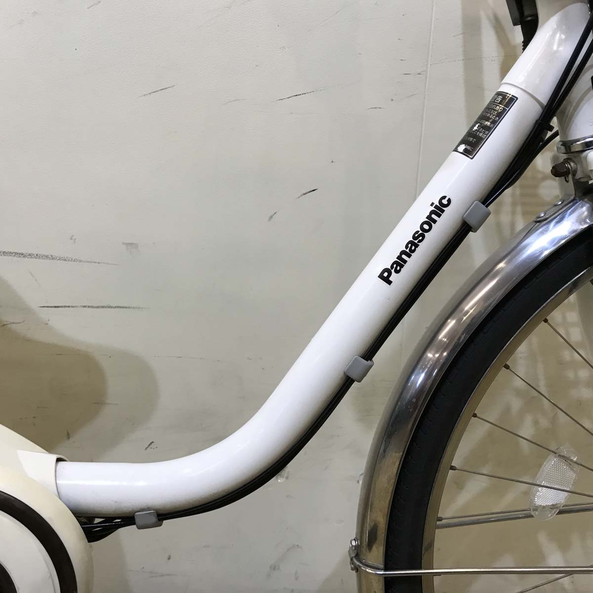 中古電動自転車 パナソニック ビビDX ホワイト 26インチ KG030