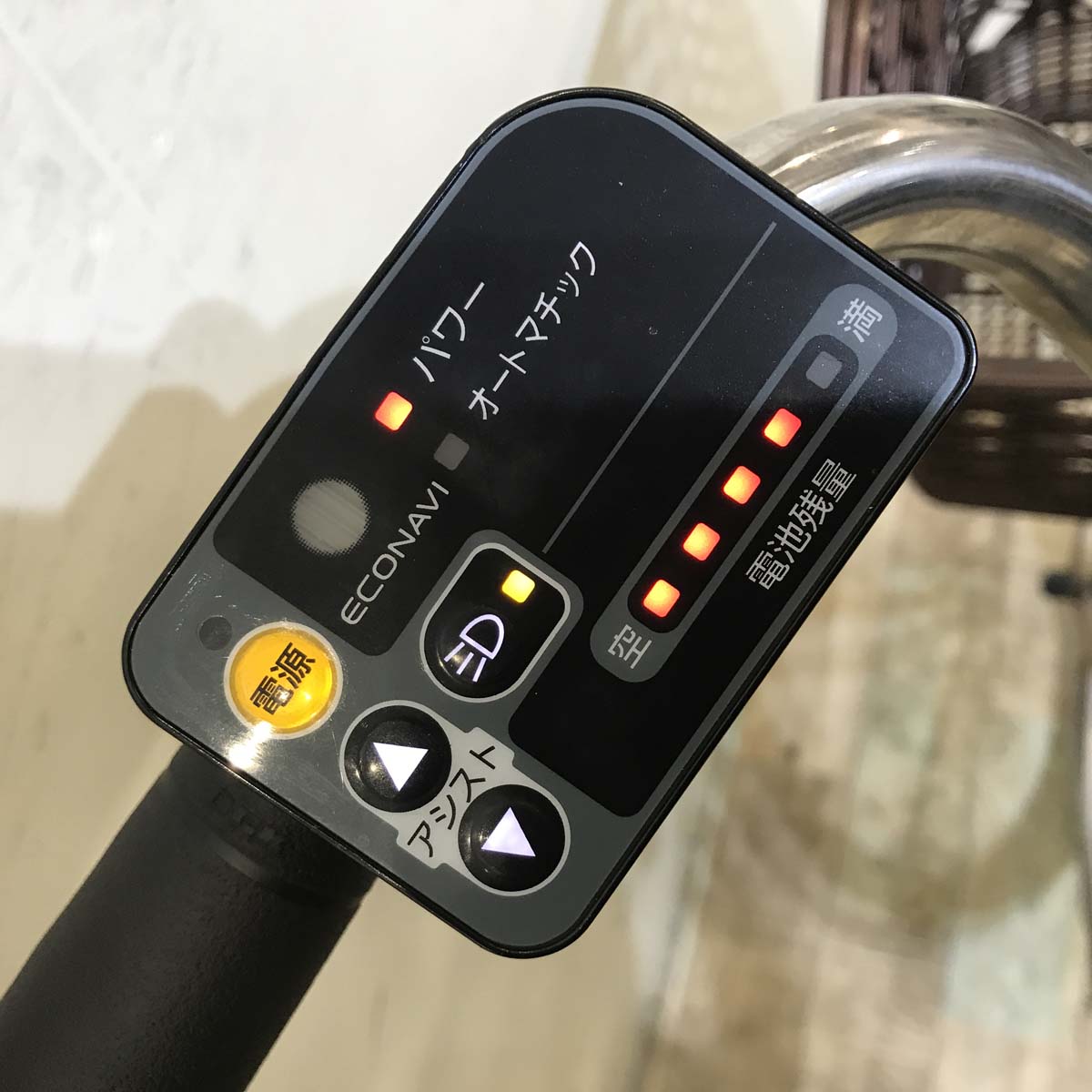 中古電動自転車 パナソニック ビビ SS 20 ブラウン 20インチ KB018 