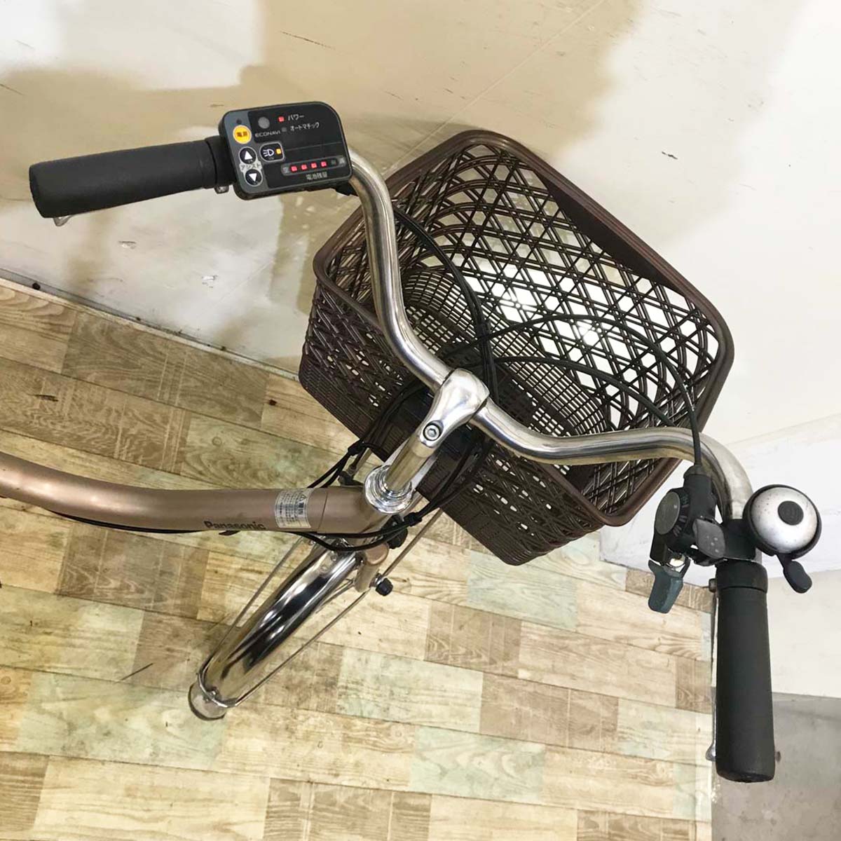 中古電動自転車 パナソニック ビビ SS 20 ブラウン 20インチ KB018 