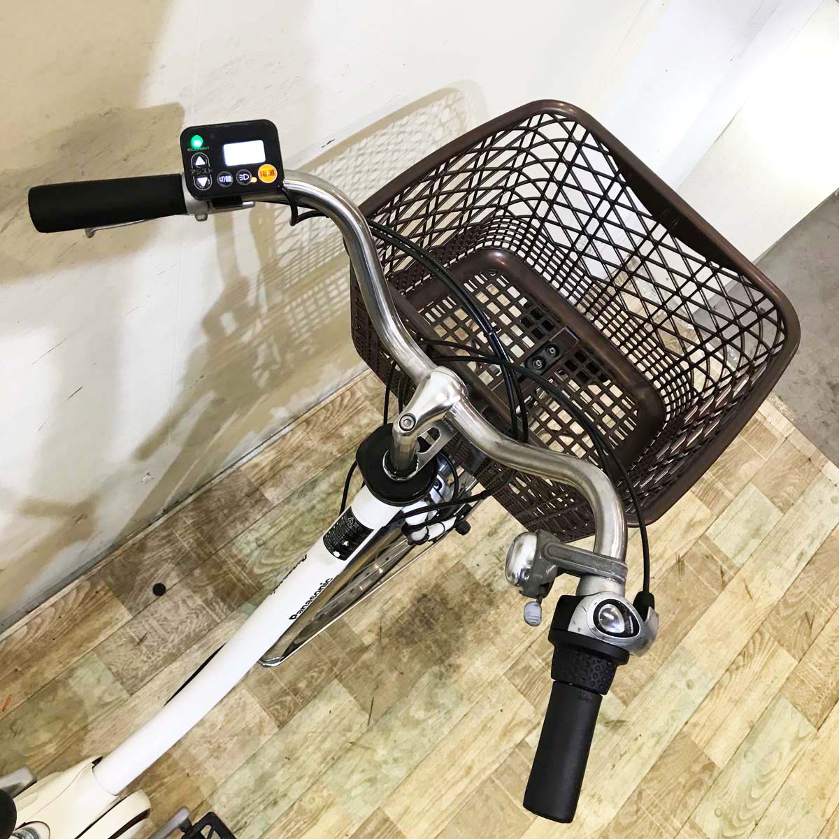 中古電動自転車 パナソニック ビビDX ホワイト 26インチ KG030