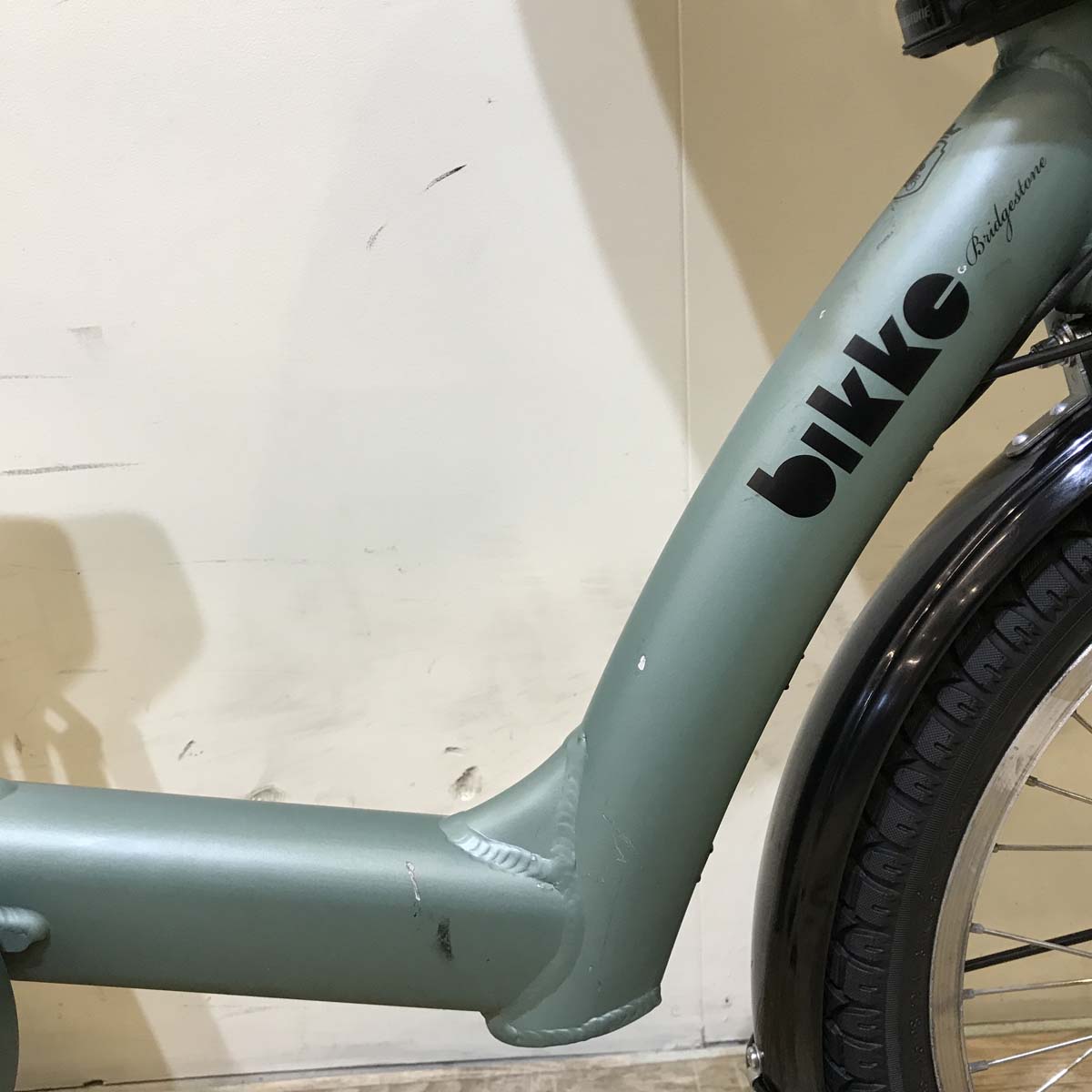 中古電動自転車 ブリヂストン ビッケポーラーe グリーン 20インチ KG031