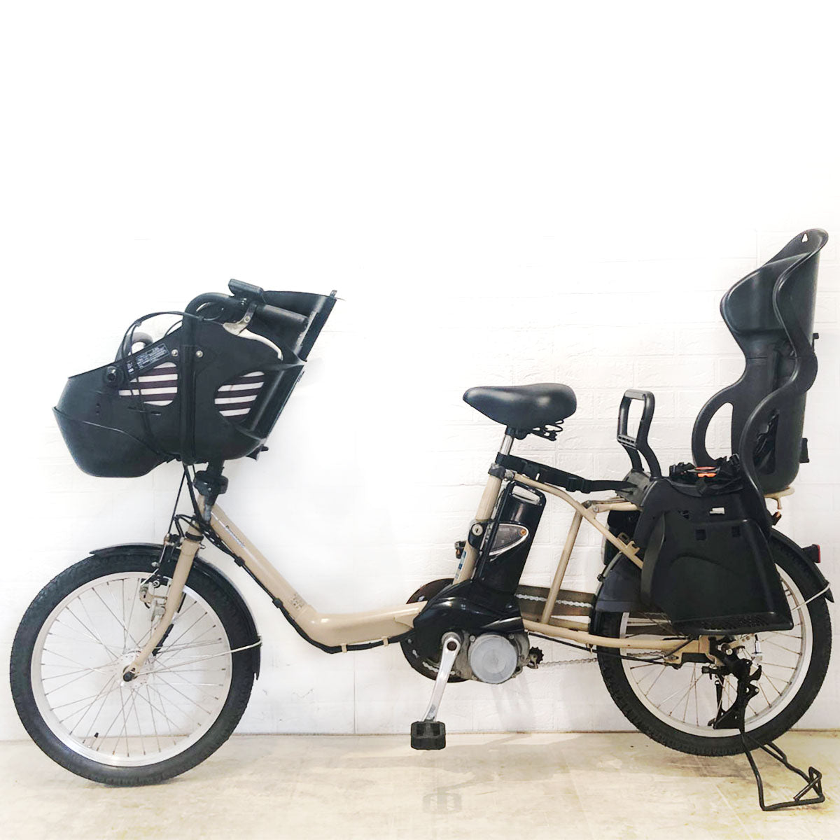 中古電動自転車 パナソニック ギュット ミニ DX ブラウンベージュ 20