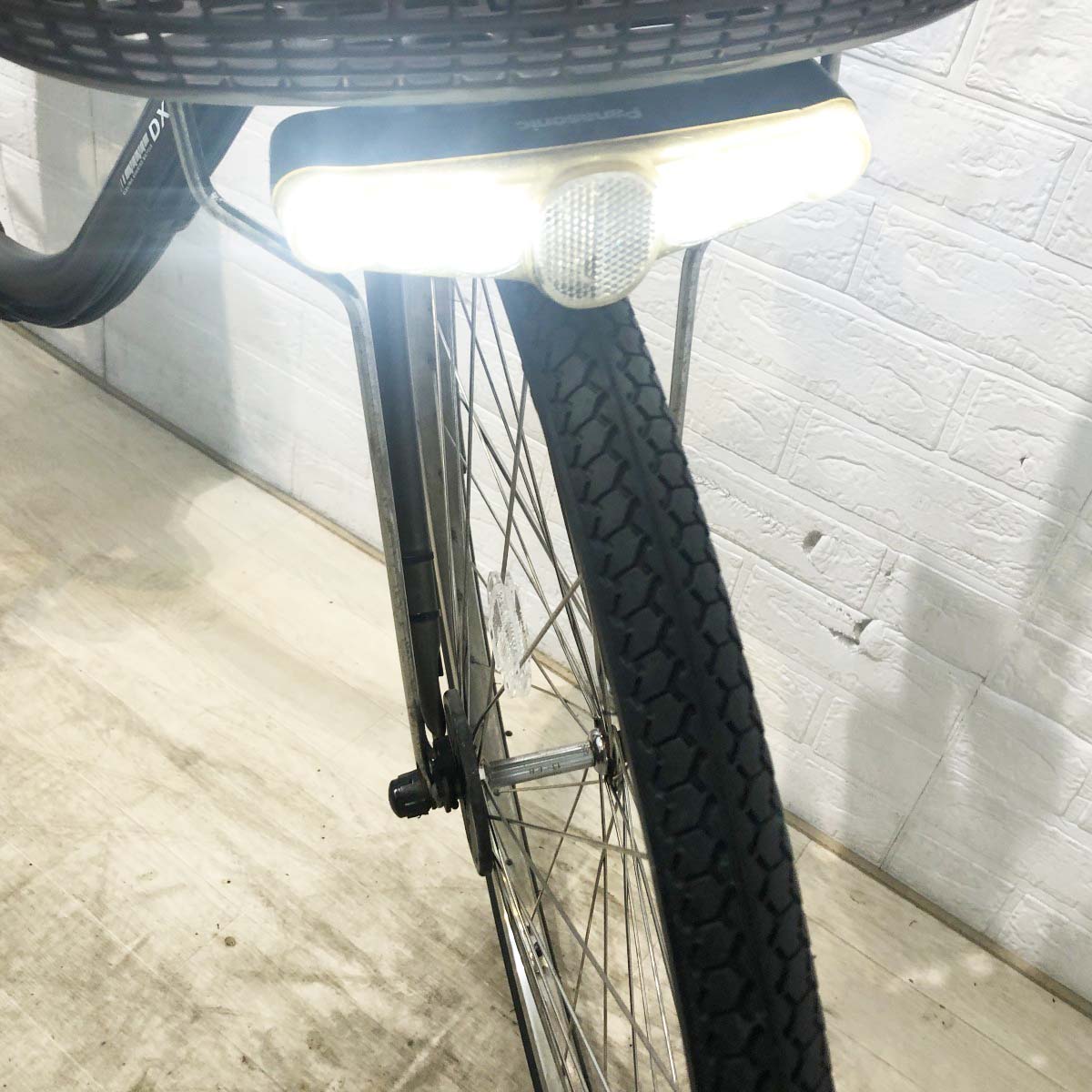 中古電動自転車 パナソニック ビビDX ブラウン 26インチ YH052