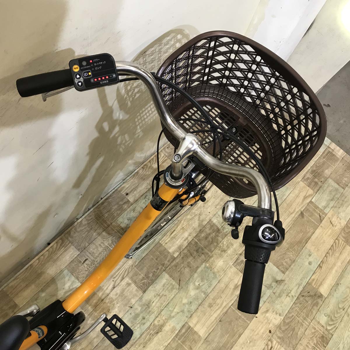 中古電動自転車 パナソニック ビビ SX オレンジ 26インチ KB020