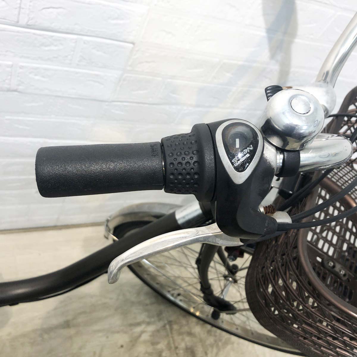 中古電動自転車 パナソニック ビビDX ブラウン 26インチ YH052