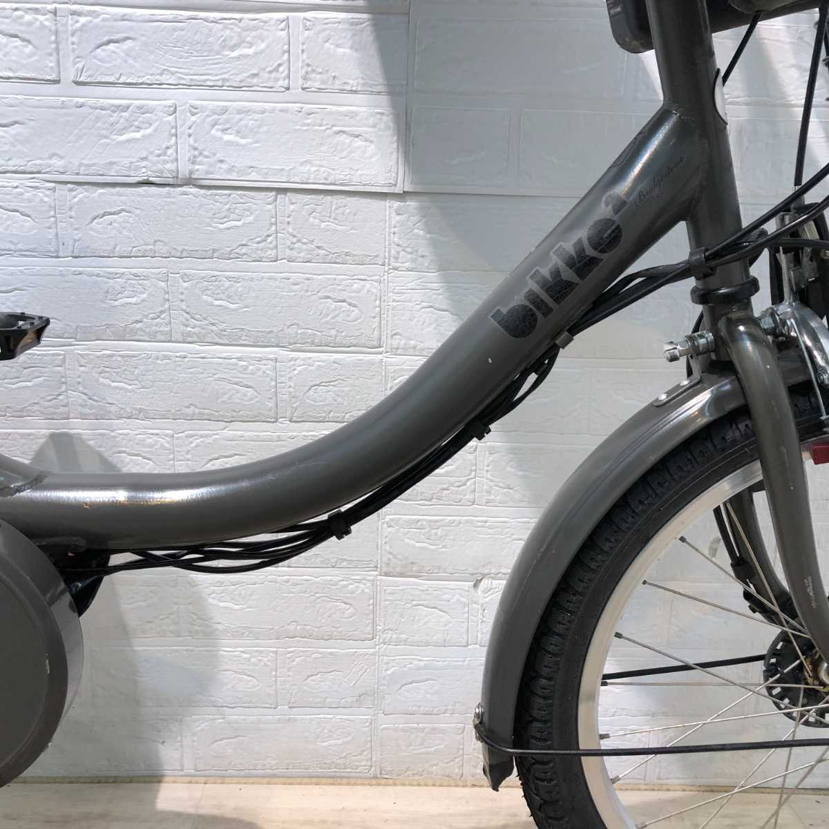 ブリヂストン bikke 2 e ビッケ ツー イー グレー 20インチ YQ017 【中古車】