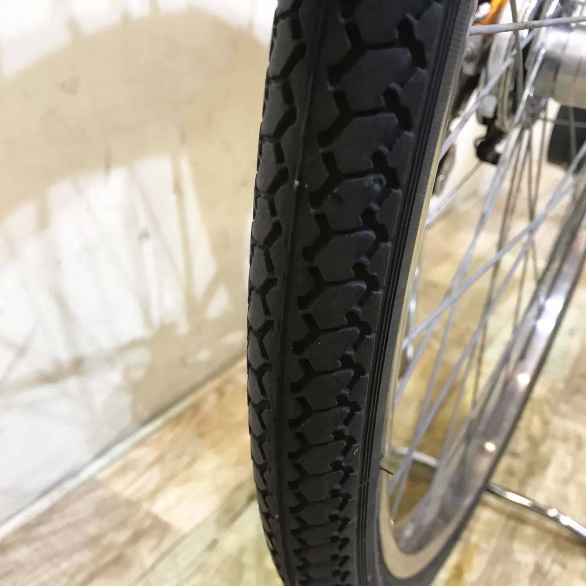 中古電動自転車 パナソニック ビビ SX オレンジ 26インチ KB020