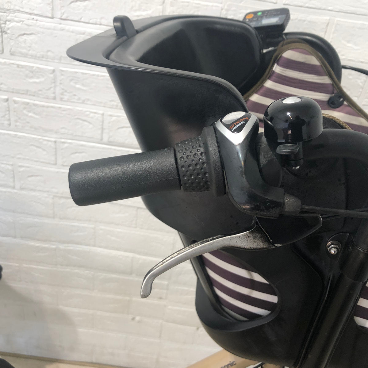 中古電動自転車 パナソニック ギュット ミニ DX ブラウンベージュ 20インチ YC036