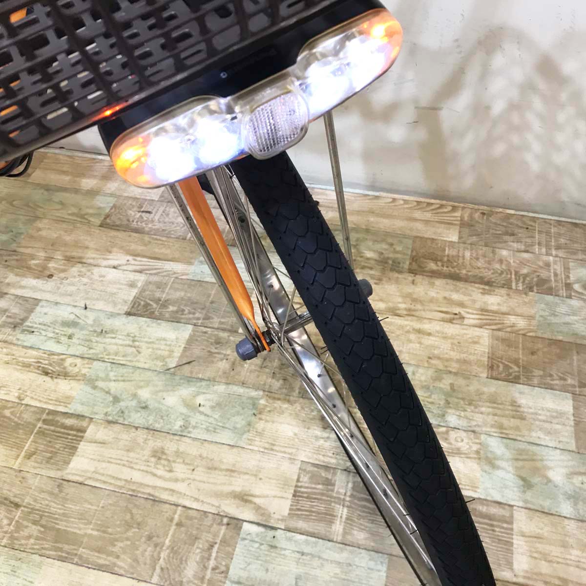 中古電動自転車 パナソニック ビビ DX オレンジ 26インチ KB021