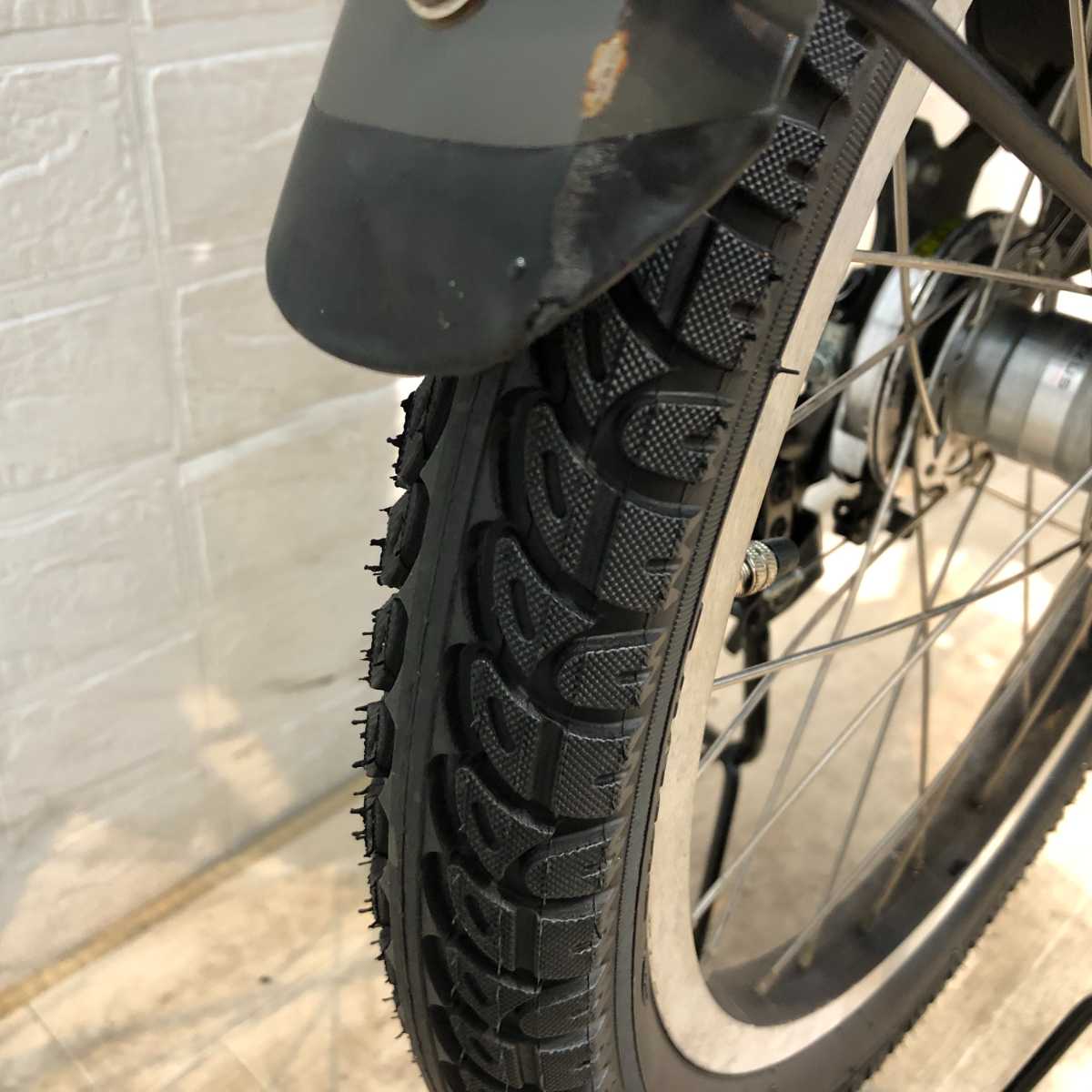 ブリヂストン bikke 2 e ビッケ ツー イー グレー 20インチ YQ017 【中古車】
