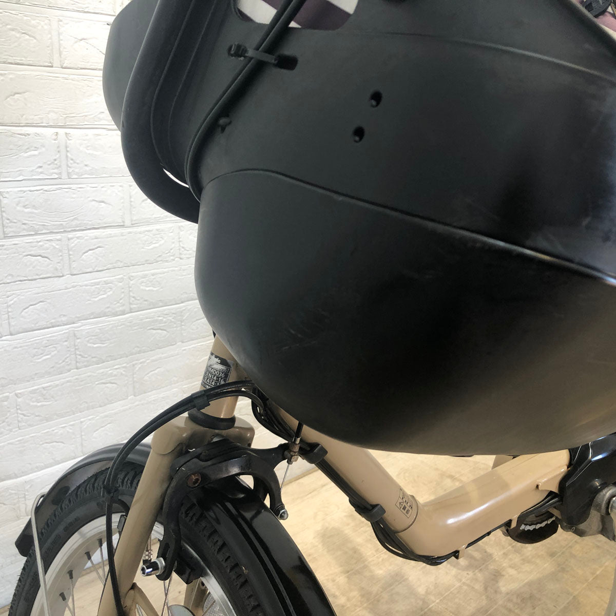 中古電動自転車 パナソニック ギュット ミニ DX ブラウンベージュ 20インチ YC036