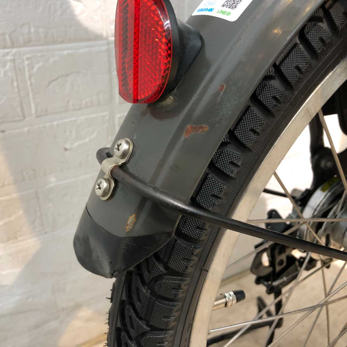 ブリヂストン bikke 2 e ビッケ ツー イー グレー 20インチ YQ017 【中古車】
