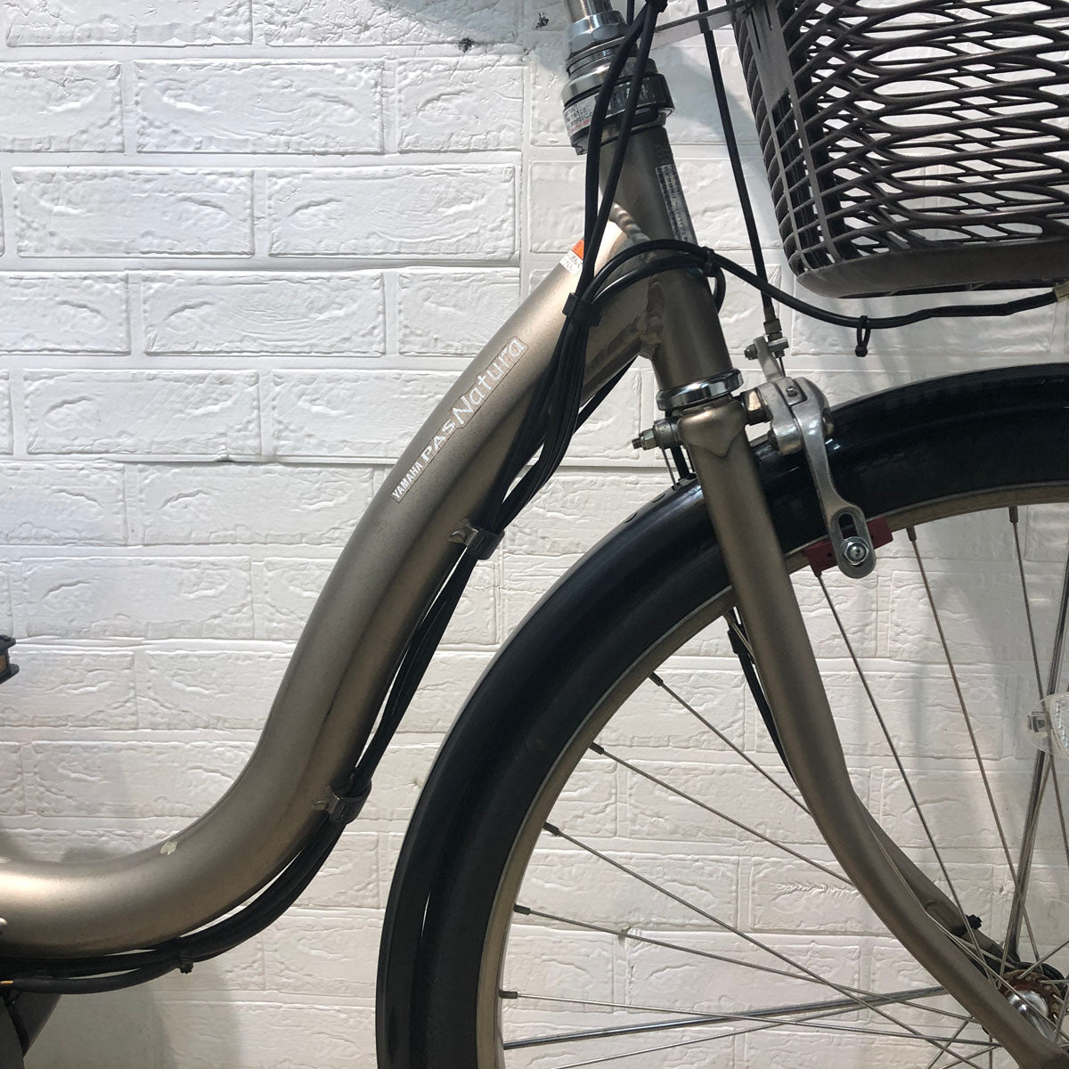 中古電動自転車 ヤマハ PAS ナチュラ L ゴールド 26インチ YC037
