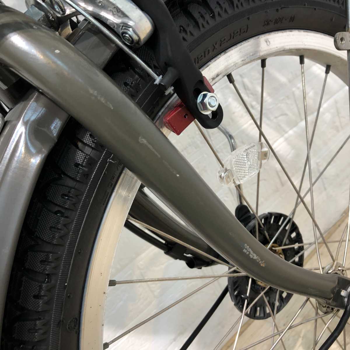 ブリヂストン bikke 2 e ビッケ ツー イー グレー 20インチ YQ017 【中古車】