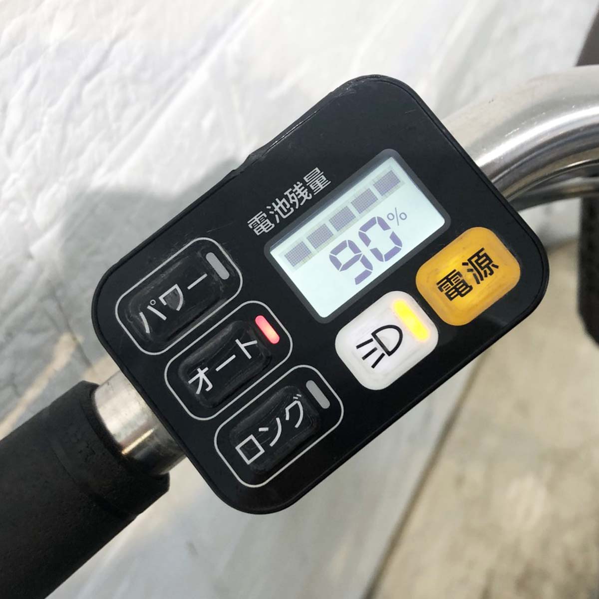 中古電動自転車 パナソニック ビビLU ブラウン 26インチ YH054