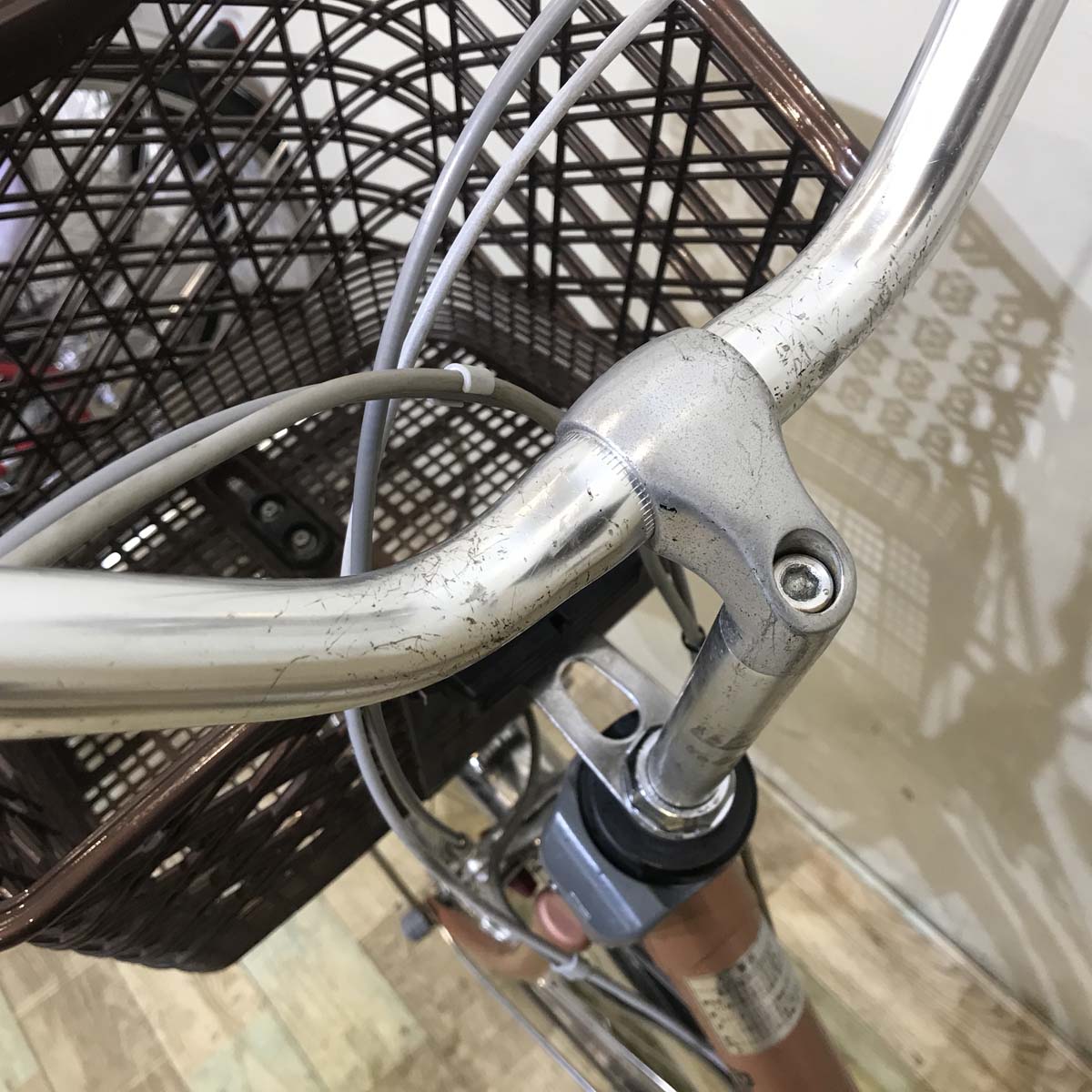 中古電動自転車  パナソニック ビビ DX ピンク 26インチ KB022