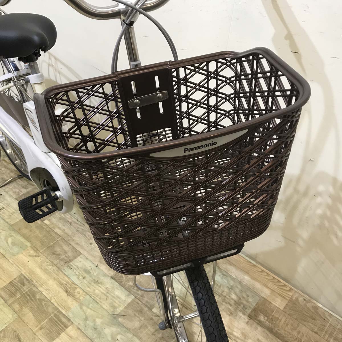 中古電動自転車 パナソニック ビビ NX アイボリーホワイト 26インチ KB023