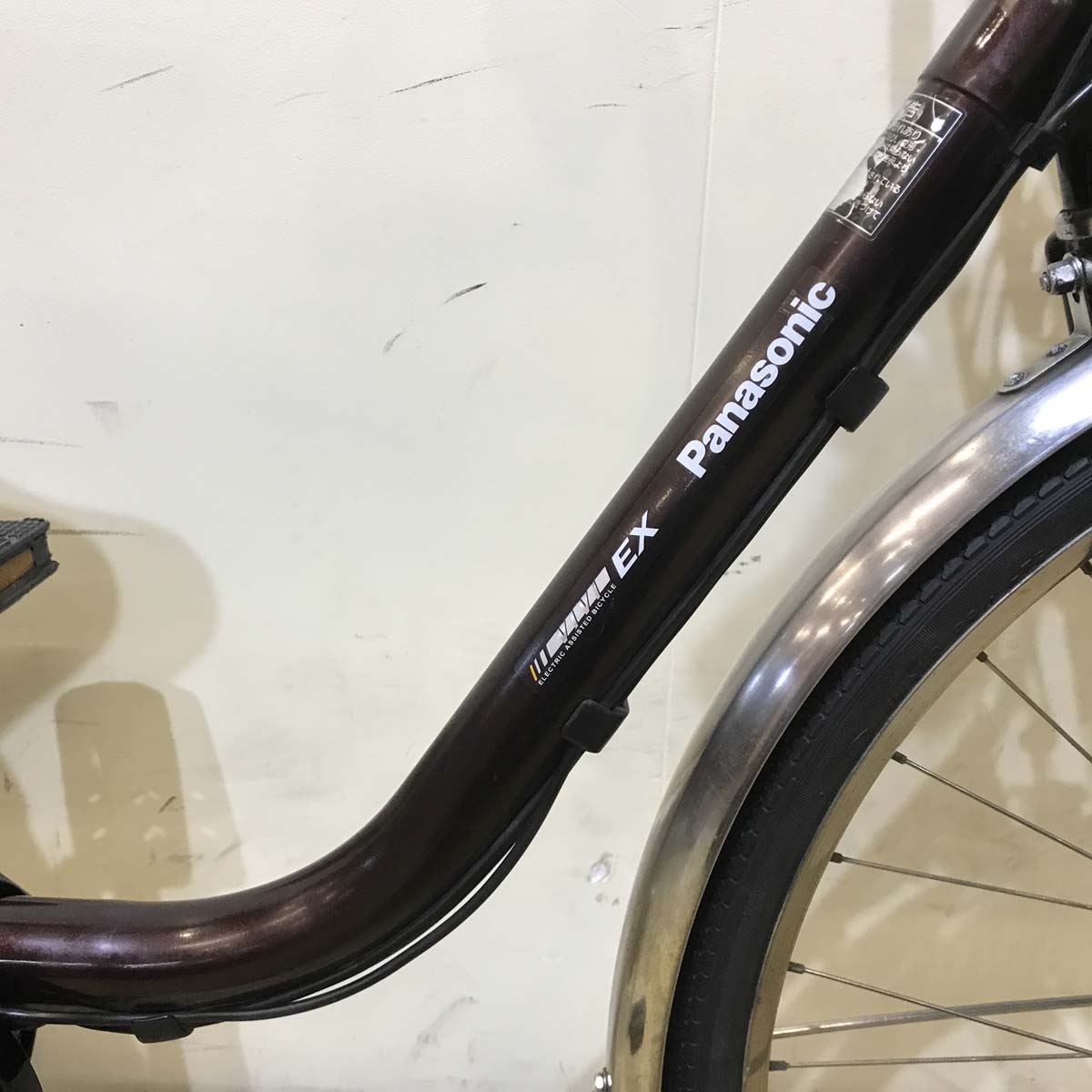 中古電動自転車  パナソニック ビビ EX ブラウン 26インチ KB024