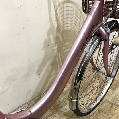 【バッテリー・充電器無し】パナソニック ビビ NX ピンク 26インチ KW095 【中古車】