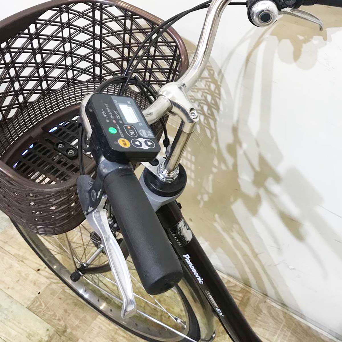 中古電動自転車  パナソニック ビビ EX ブラウン 26インチ KB024