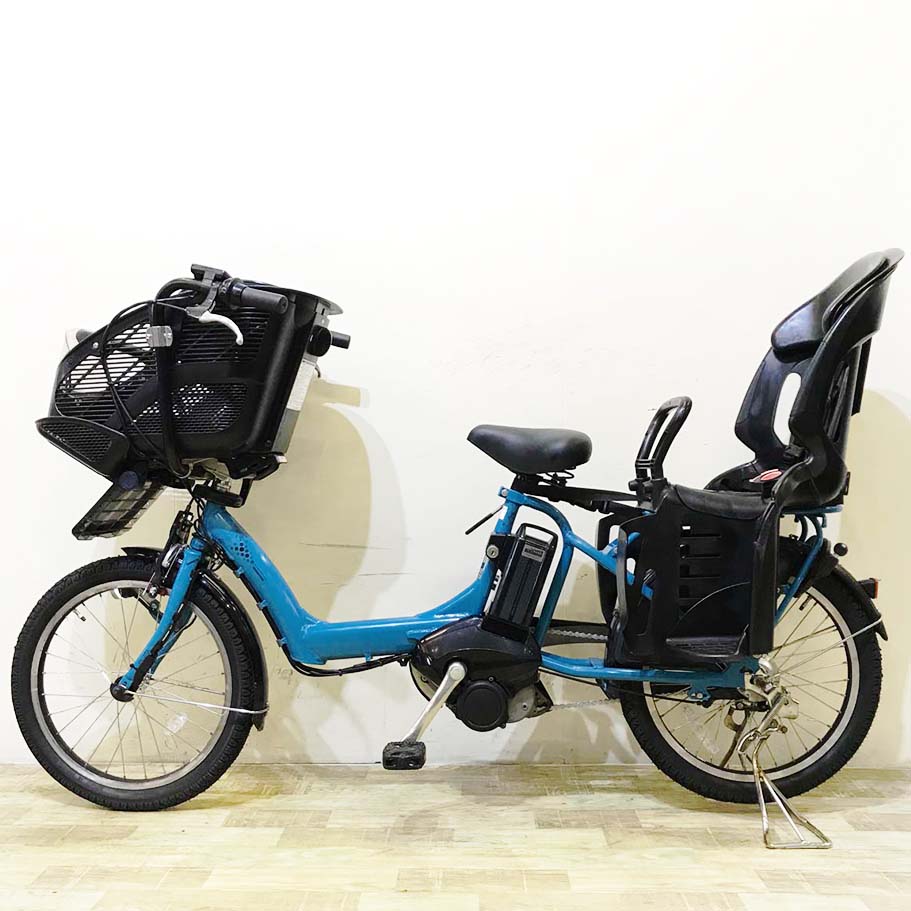 中古電動自転車 ブリヂストン アンジェリーノプティットe ブルー 20インチ KG034