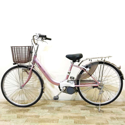 【バッテリー・充電器無し】パナソニック ビビ NX ピンク 26インチ KW095 【中古車】
