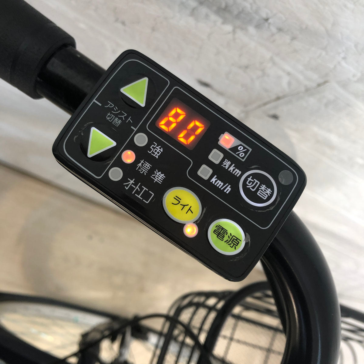 中古電動自転車 ブリヂストン ステップクルーズ e ネイビー 26インチ YC040