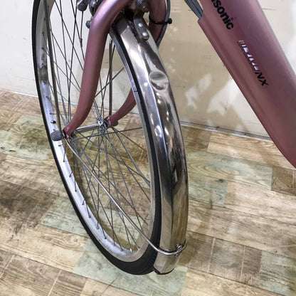 【バッテリー・充電器無し】パナソニック ビビ NX ピンク 26インチ KW095 【中古車】