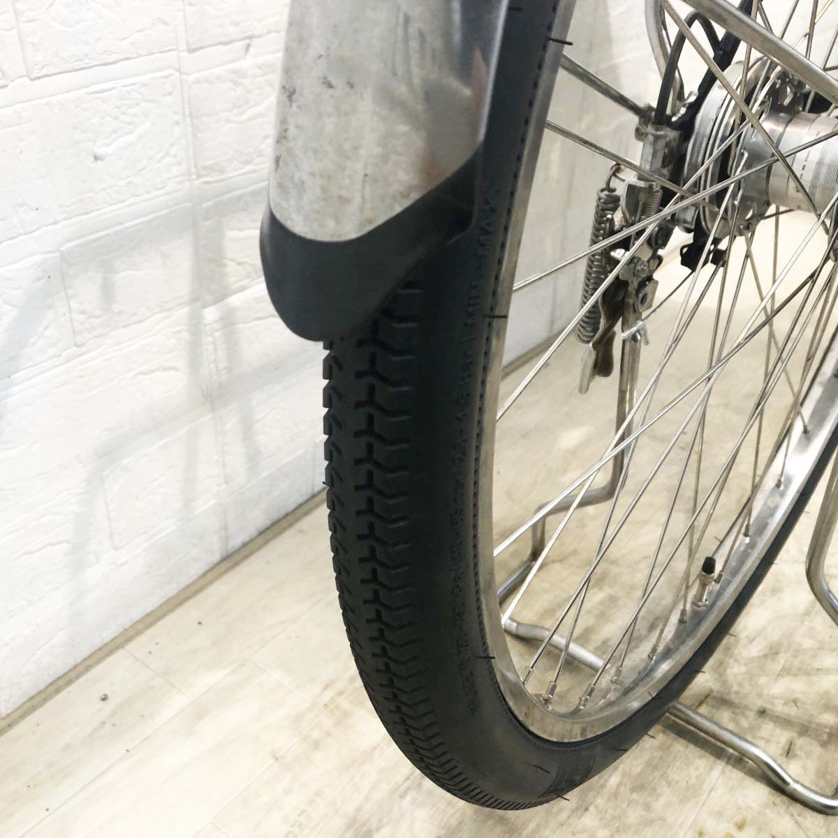 中古電動自転車 パナソニック ビビDX ネイビー 26インチ YH057