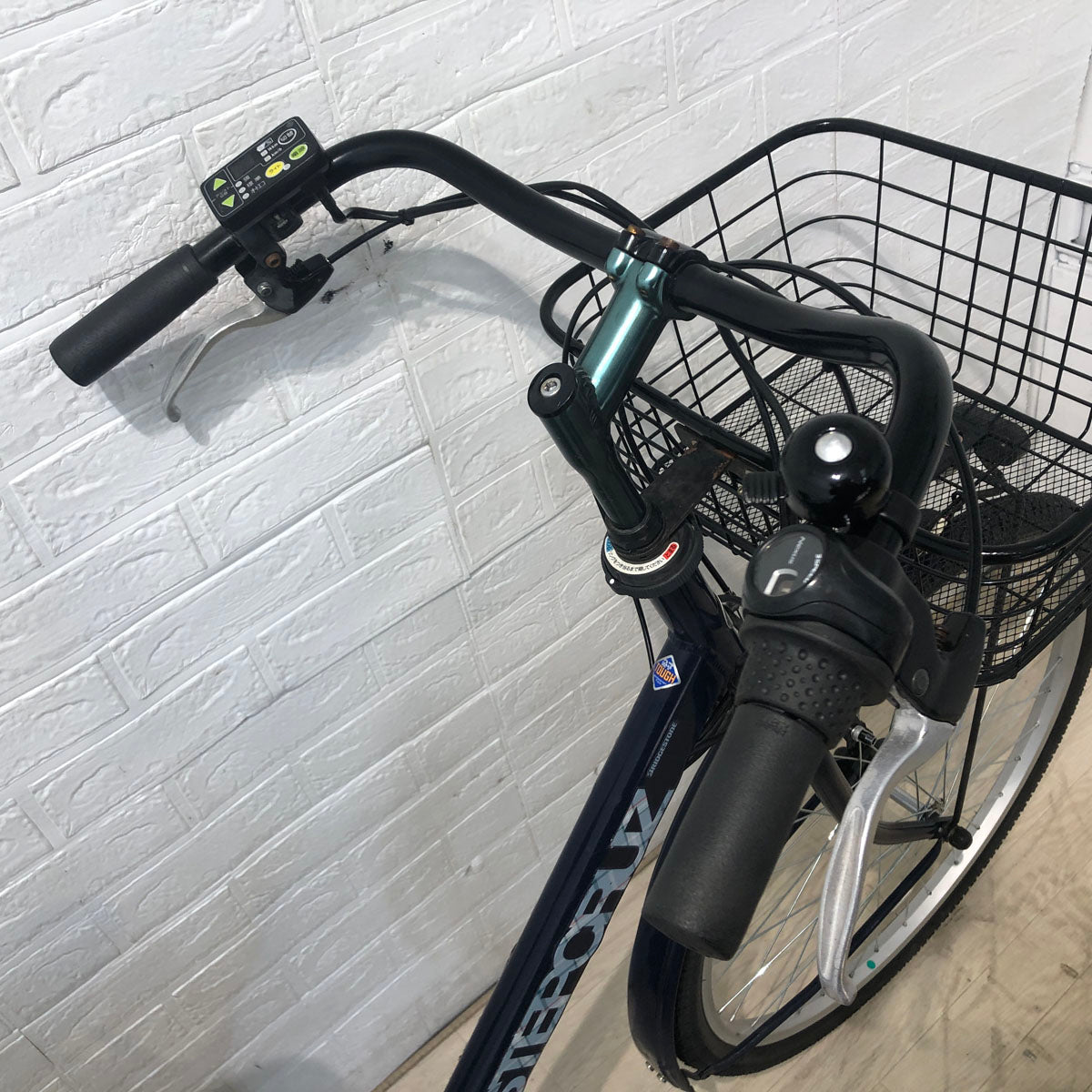 中古電動自転車 ブリヂストン ステップクルーズ e ネイビー 26インチ YC040