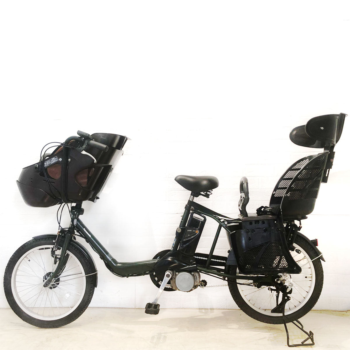 中古電動自転車 新品バッテリー パナソニック ギュット ミニ DX グリーン 20インチ YC041